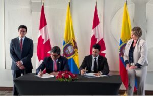 Ecuador y Canadá ponen en vigor Tratado de Libre Comercio 2026