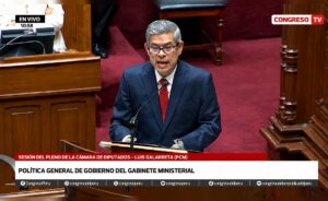 Galarreta propone traslado de reclusos por delitos menores en Perú Galarreta propone traslado de reclusos por delitos menores en Perú