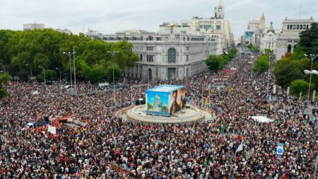 Protestas en España tras rechazo del Congreso a decretos de vivienda